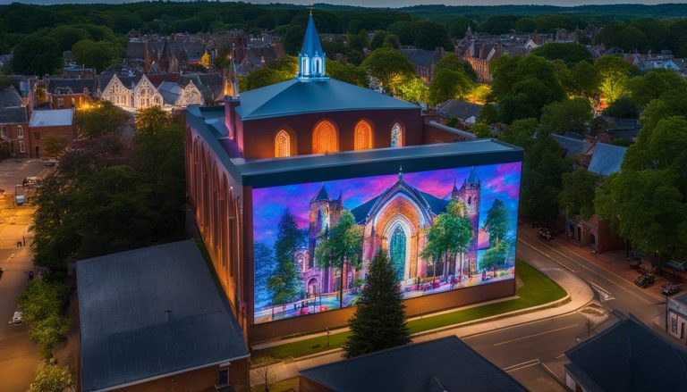 LED screen for church in Taunton