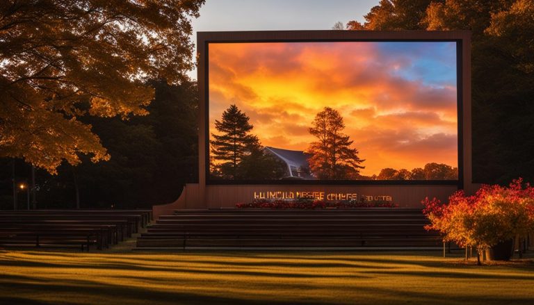 LED screen for church in Waltham