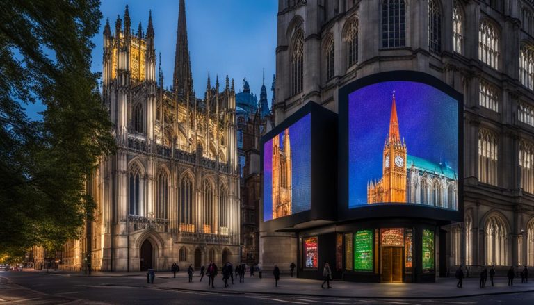 LED screen for church in Westminster