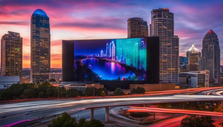 LED screen in Atlanta