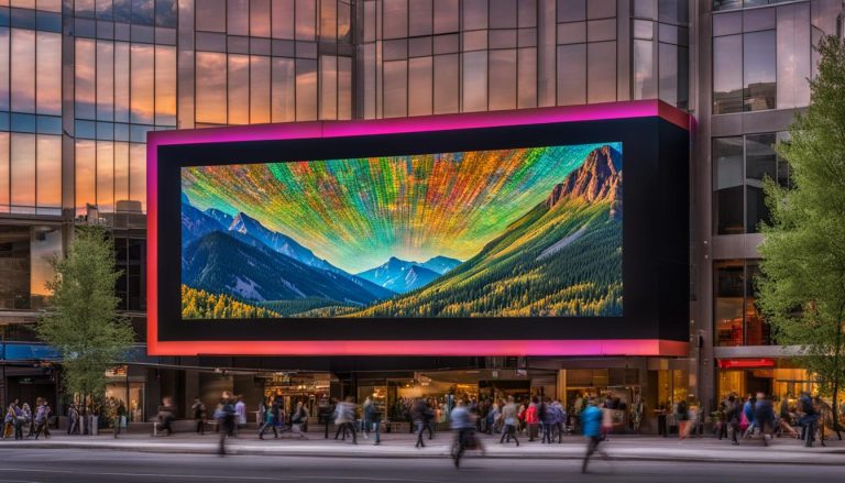 LED screen in Boulder