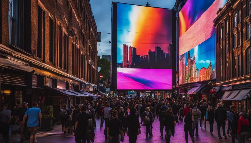 LED screen in Camden