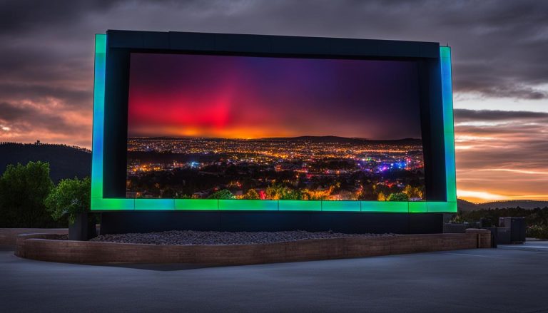 LED screen in Castle Rock