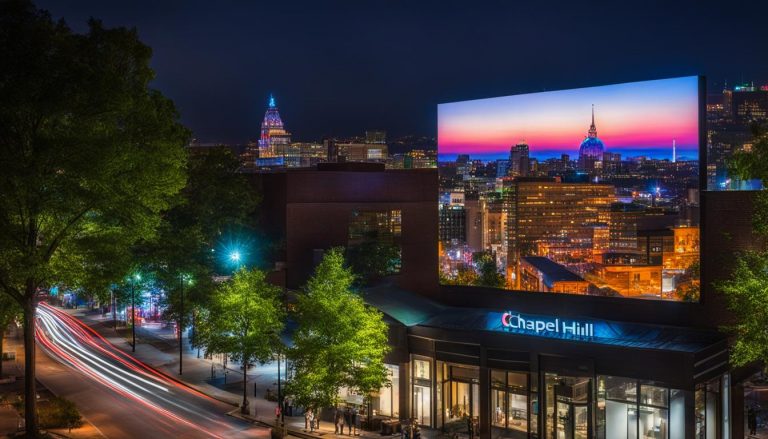 LED screen in Chapel Hill