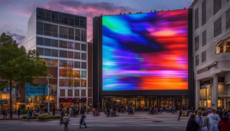 LED screen in Charlottesville