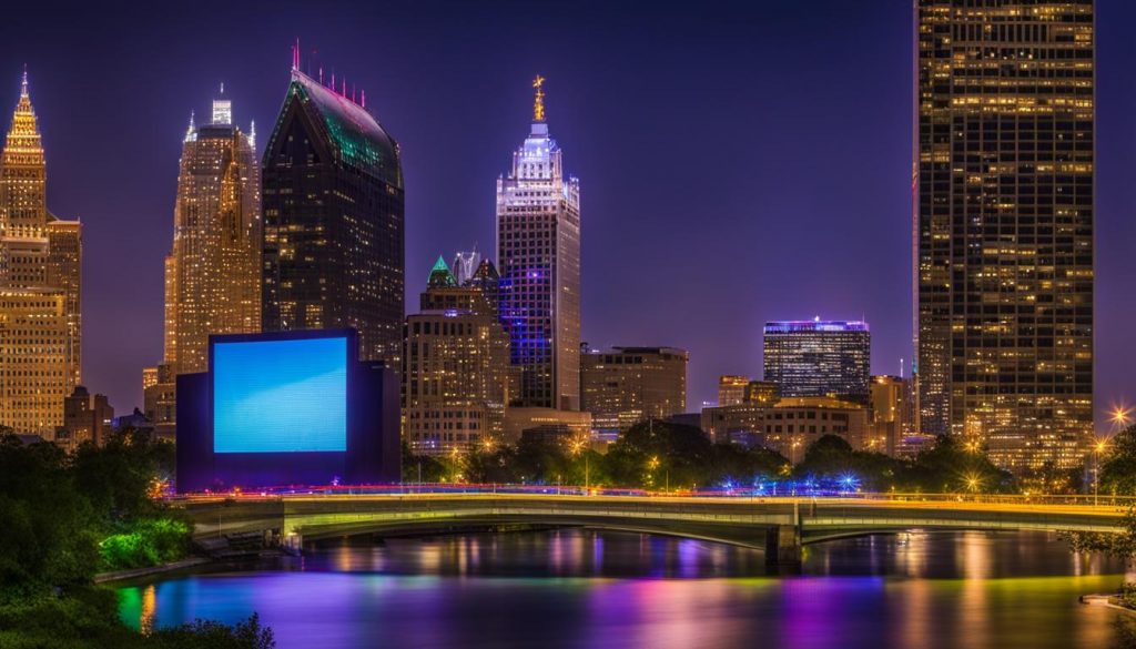 LED screen in Columbus