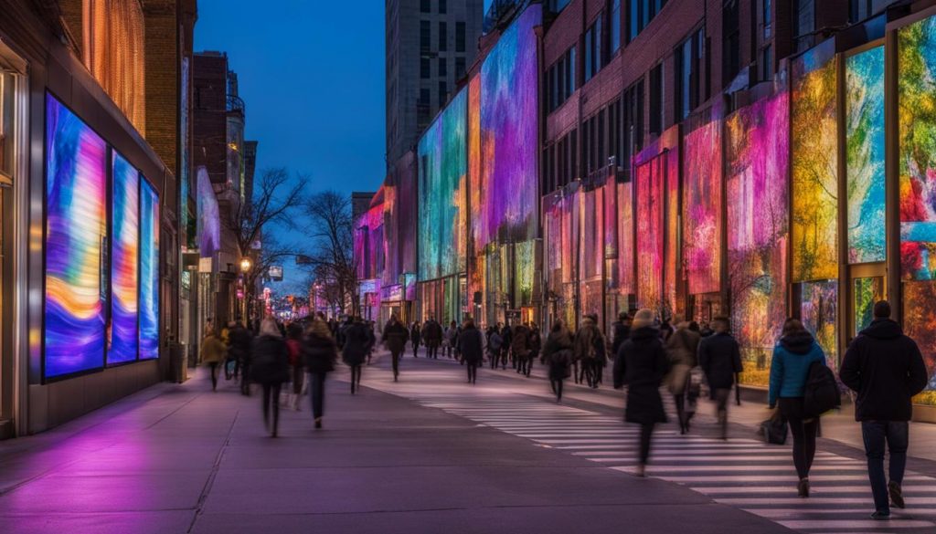 LED screen in Evanston