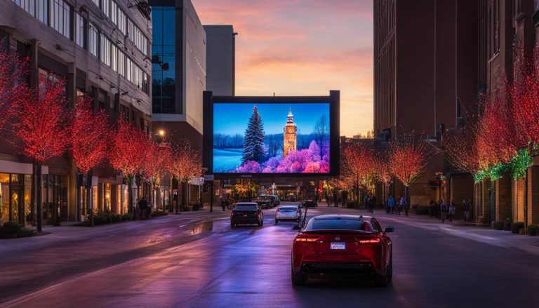 LED screen in Franklin Township