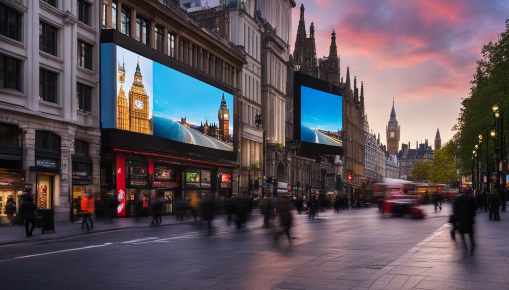 LED screen in Westminster