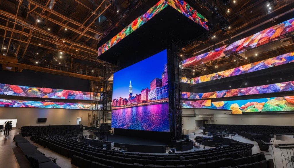 LED screen installation services