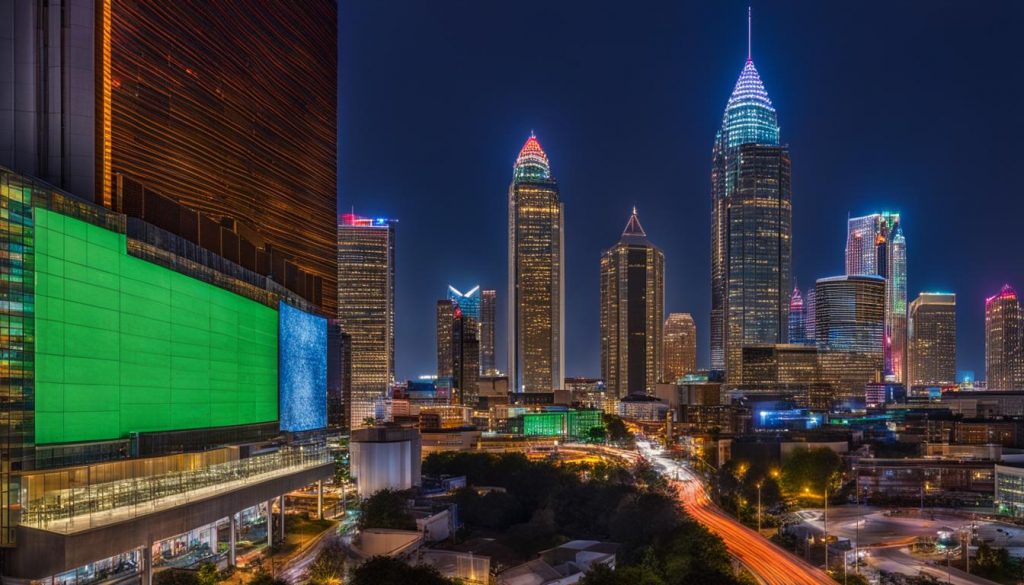 LED screen panels in Atlanta