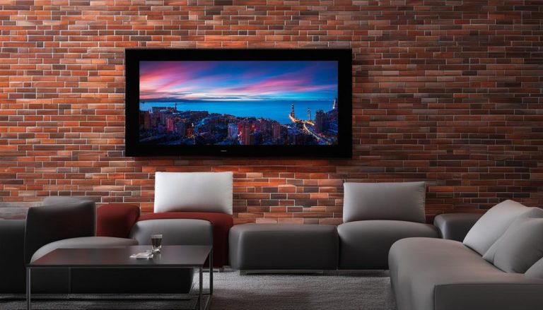 LED screen panels in Brick