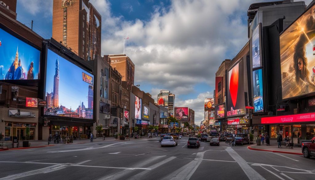 LED screen panels in DeKalb