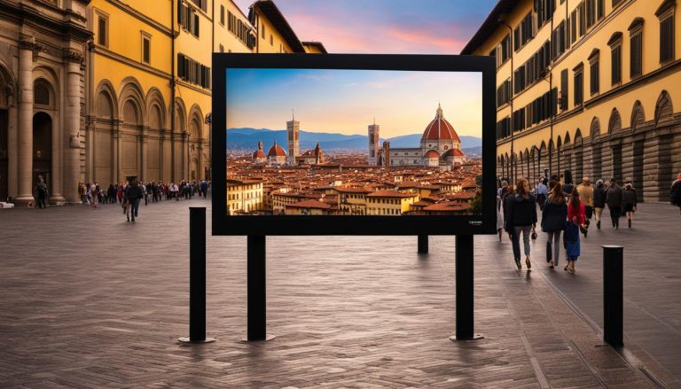 LED screen panels in Florence