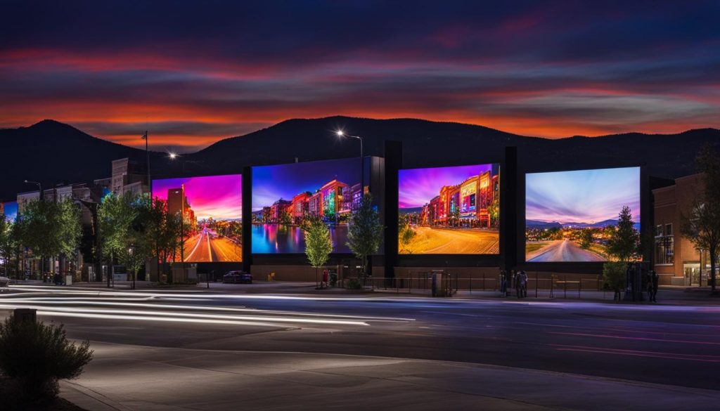 LED screen panels in Loveland