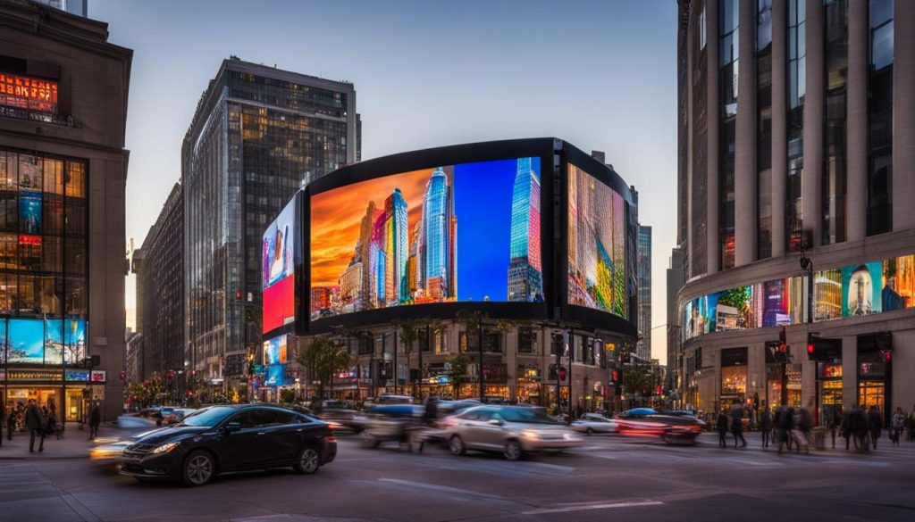 LED screen panels in Madison