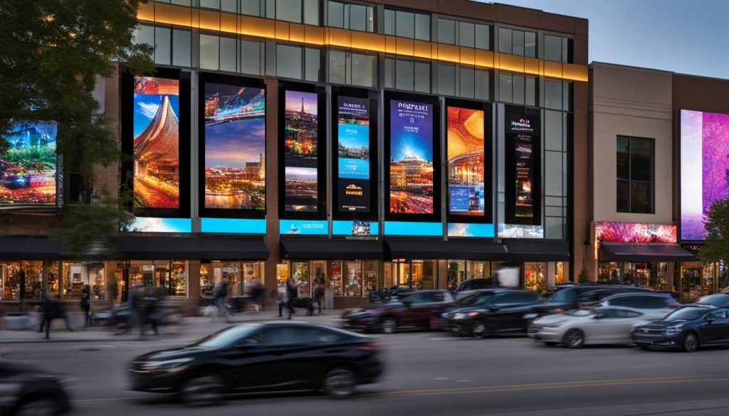 LED screen panels in Naperville