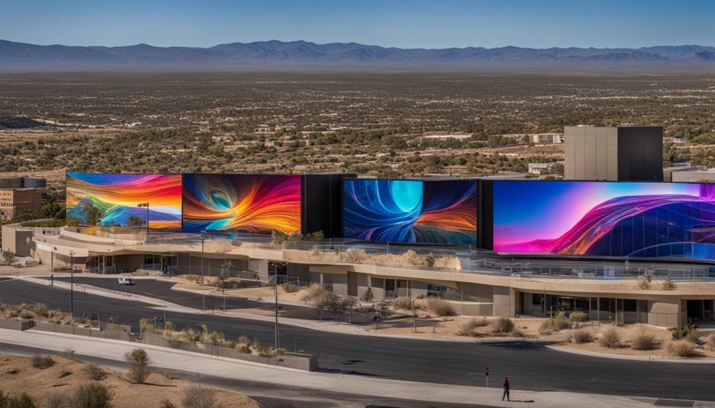 LED screen panels in Pueblo