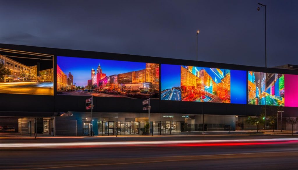 LED screen panels in Waukegan