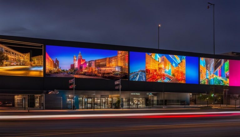 LED screen panels in Waukegan