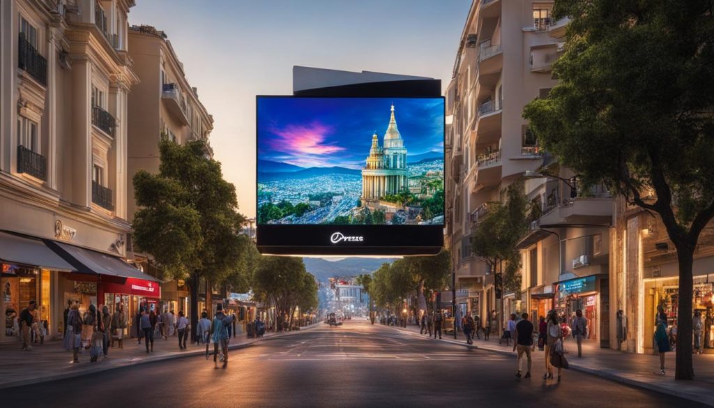 LED screen supplier Athens