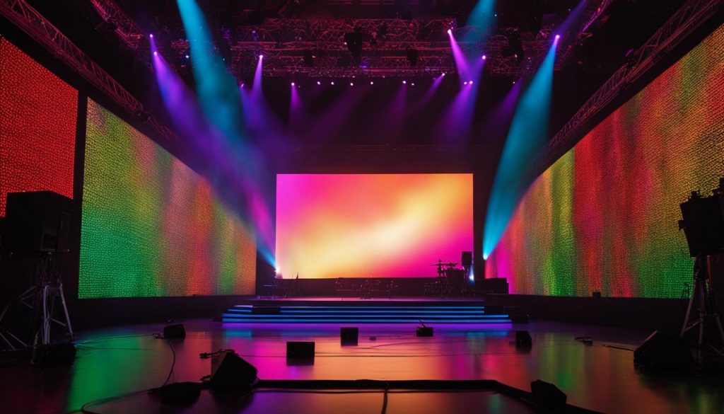 LED stage display solutions in Cabot