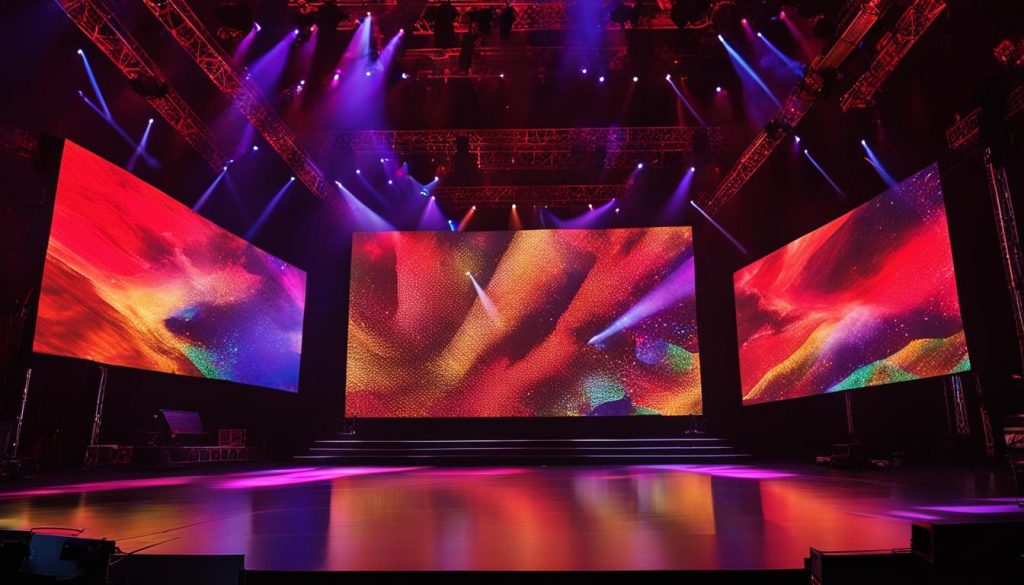 LED stage screens