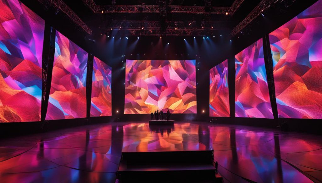 LED stage screens