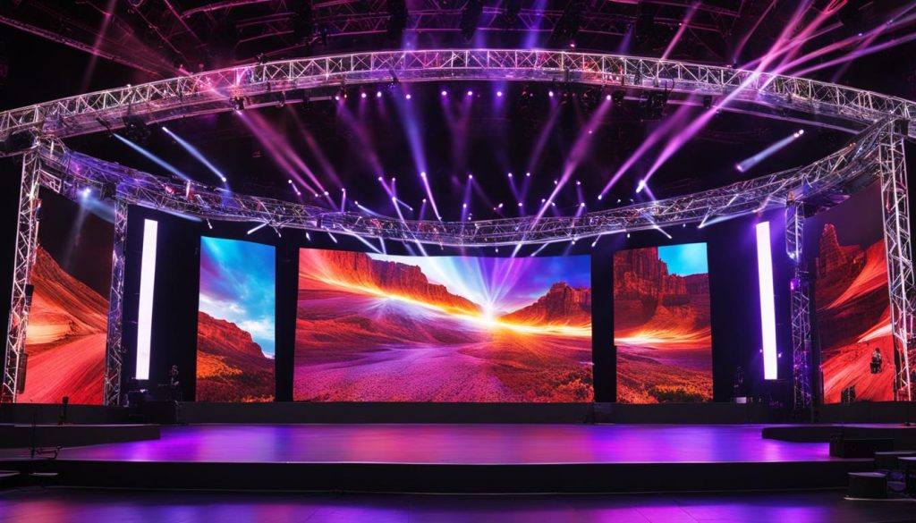 LED stage screens