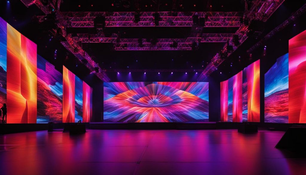 LED stage screens