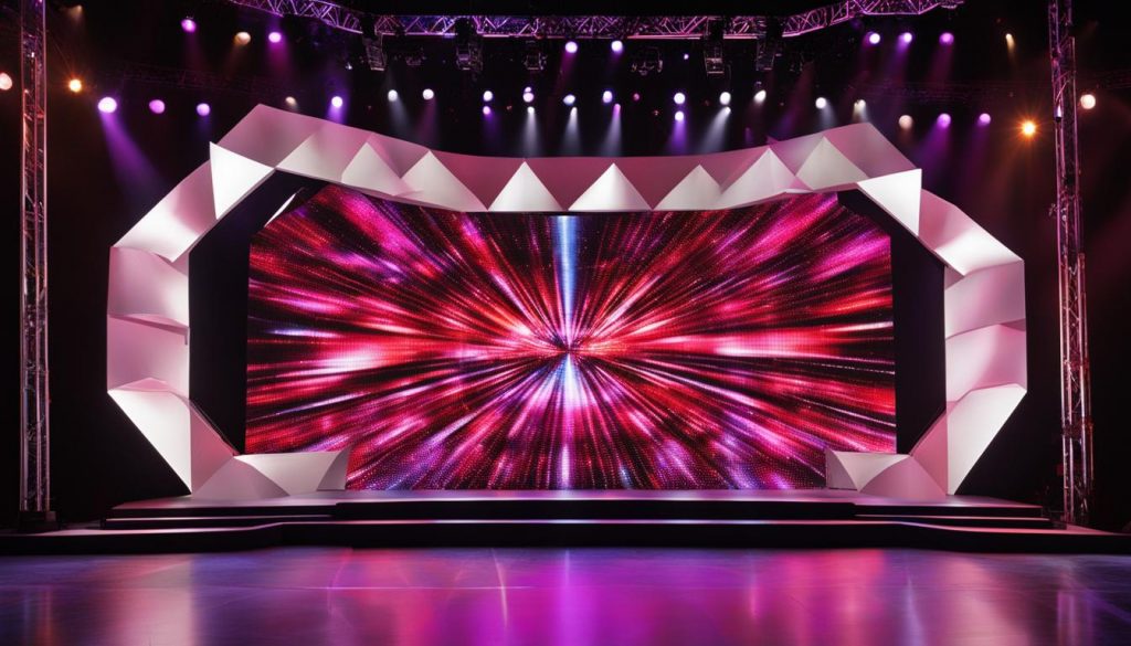 LED stage screens and portable LED walls