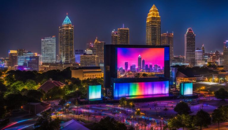 LED stage screens in Atlanta