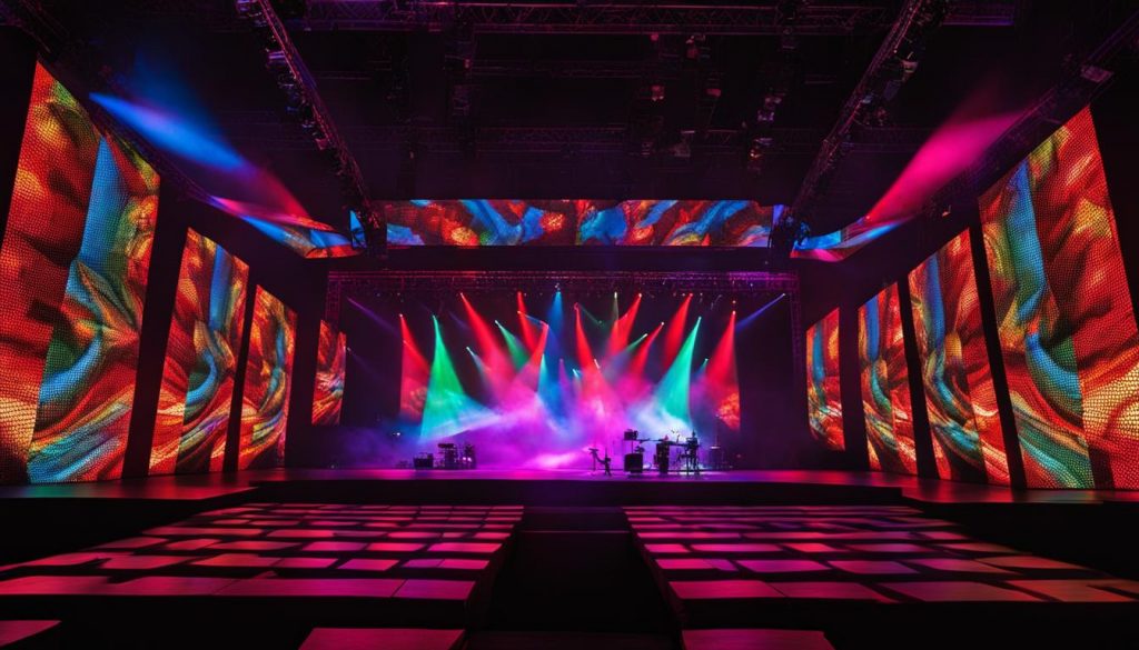 LED stage screens in Benton