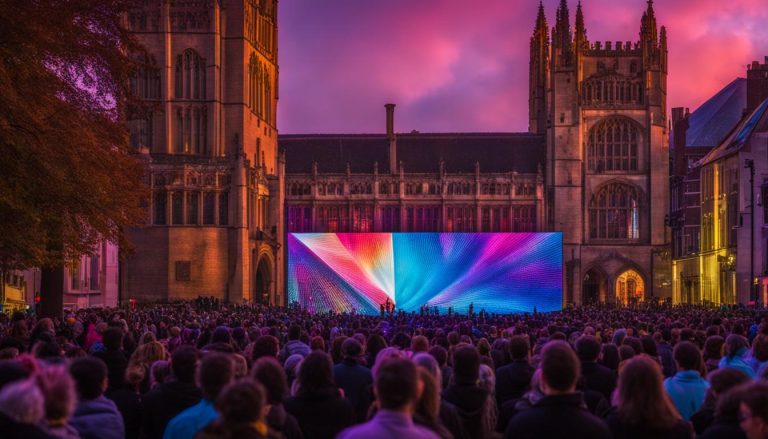 LED stage screens in Cambridge