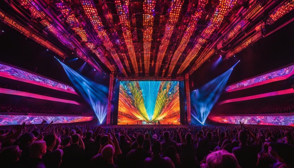 LED stage screens in Champaign