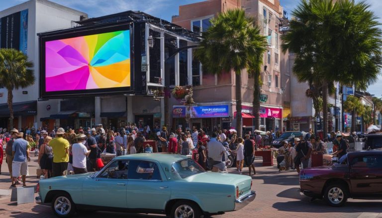 LED stage screens in Daphne