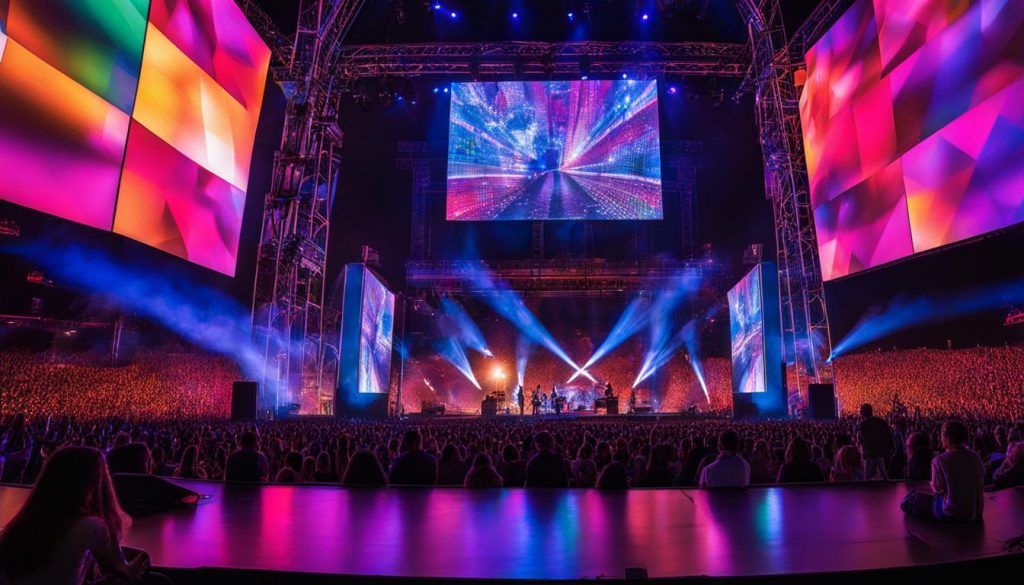 LED stage screens in Hoover