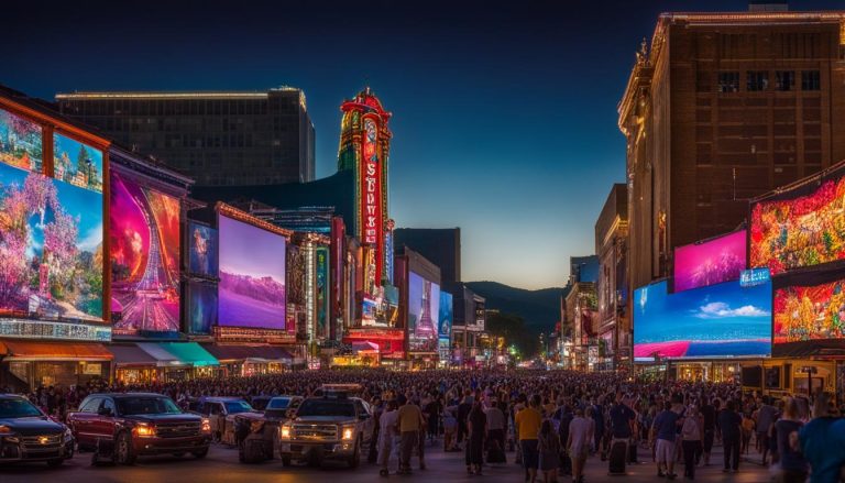 LED stage screens in Hot Springs