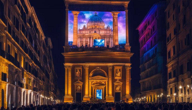 LED stage screens in Rome