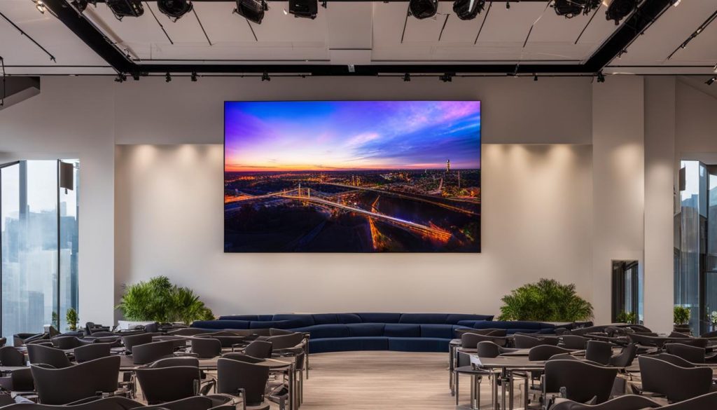 LED video wall