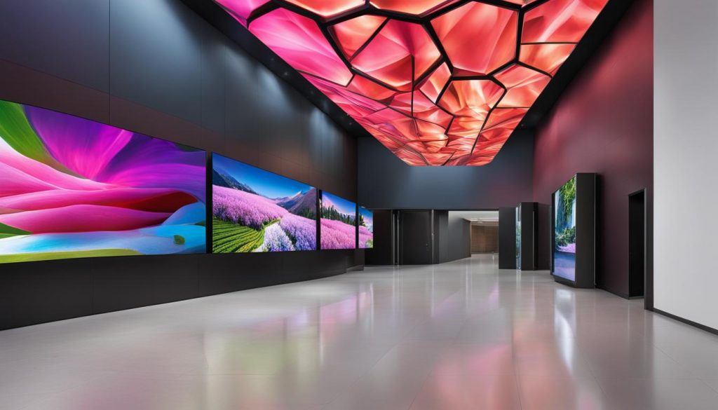 LED video wall display