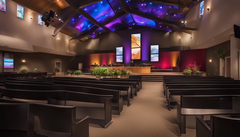 LED video wall for church in Colorado Springs