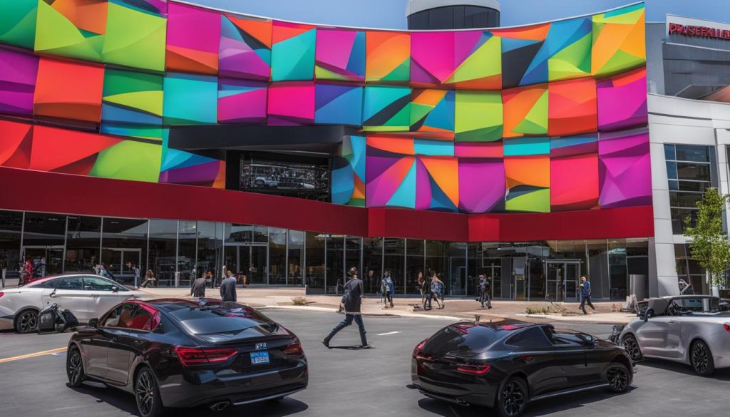 LED video wall in Bentonville