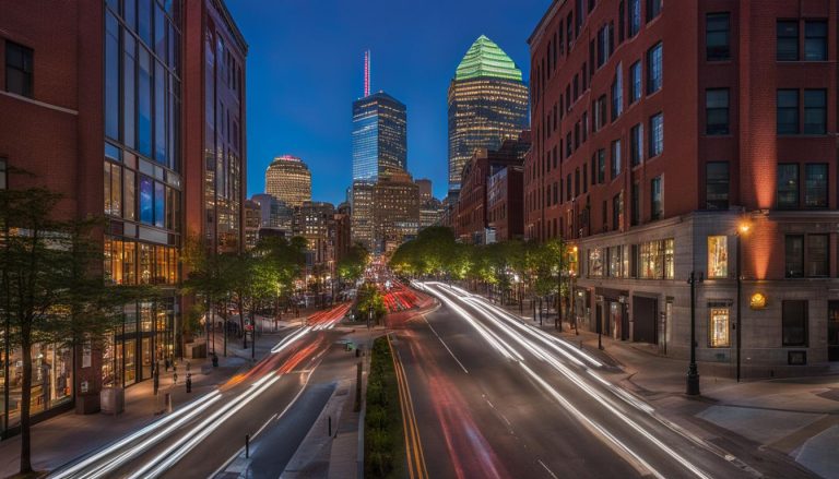 LED video wall in Boston