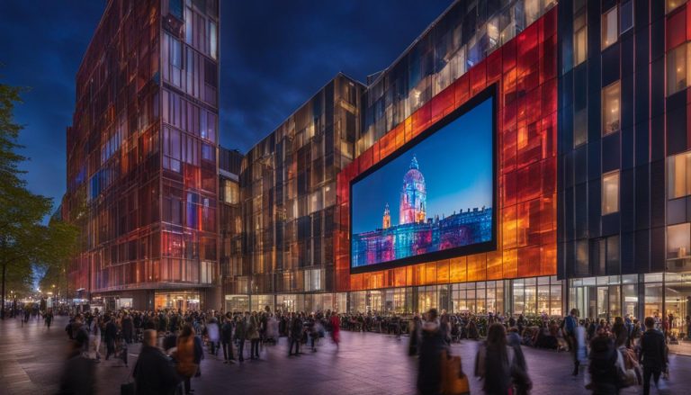 LED video wall in Cambridge