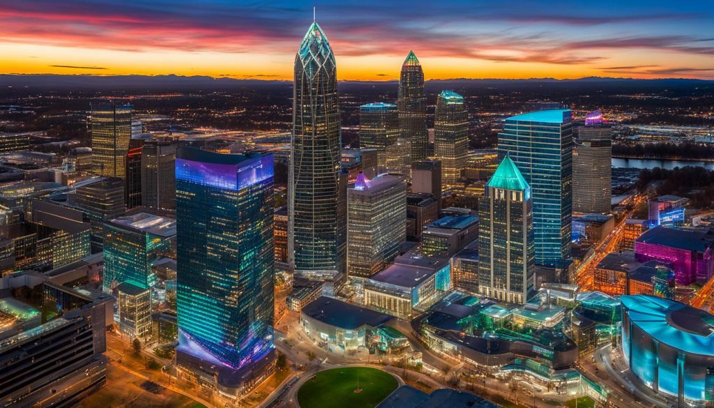 LED video wall in Charlotte