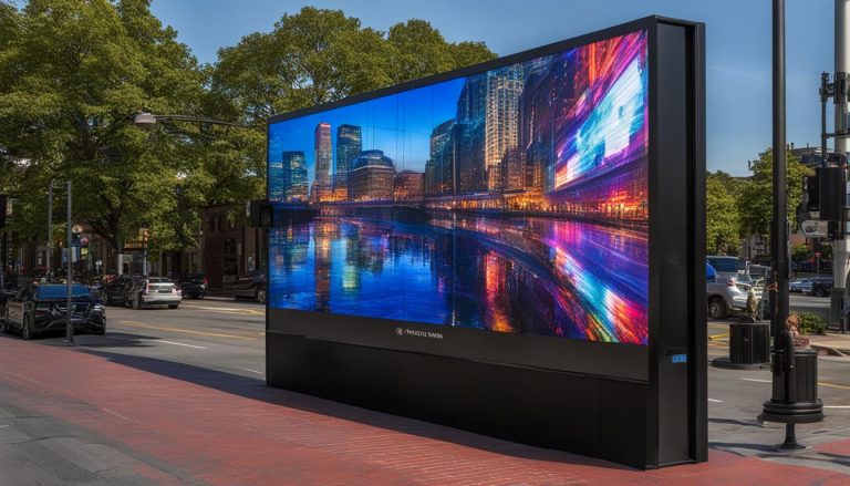 LED video wall in Framingham