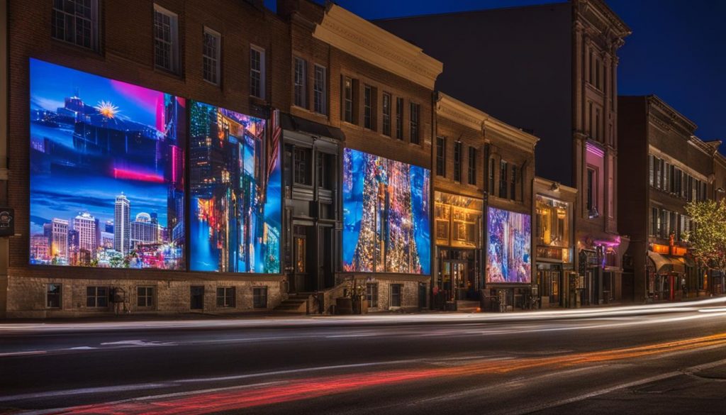 LED video wall in Fredericksburg