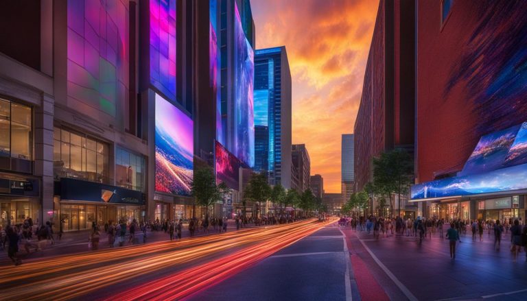 LED video wall in Greenville