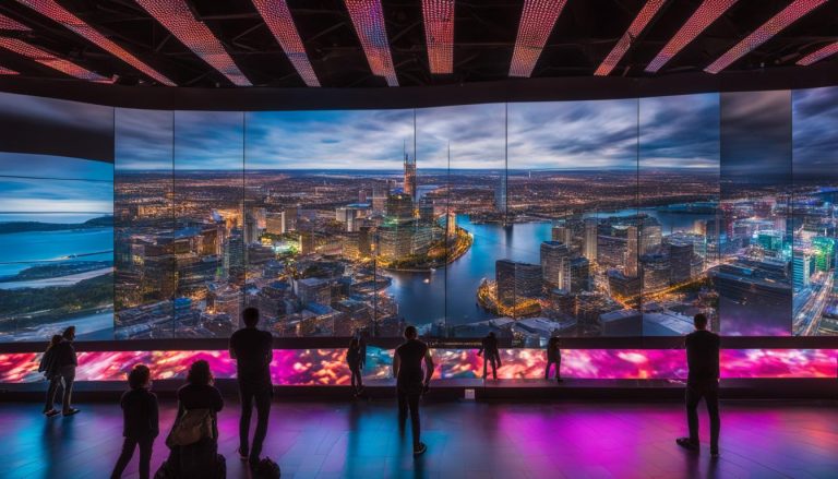 LED video wall in Hamilton